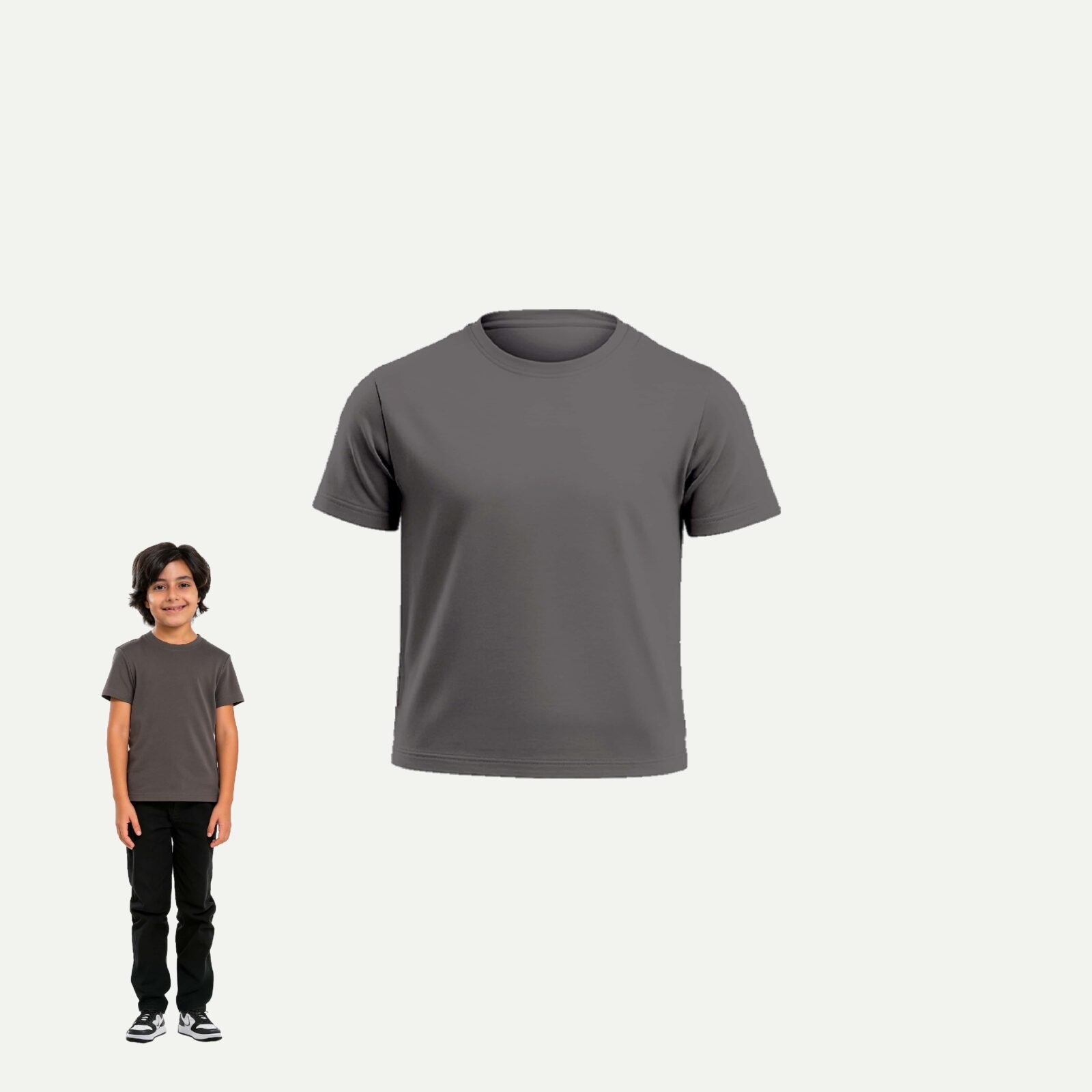 Kids Cloud Pima Round Neck T-shirt